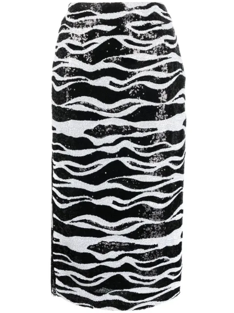Dolce & Gabbana sequin panelled skirt