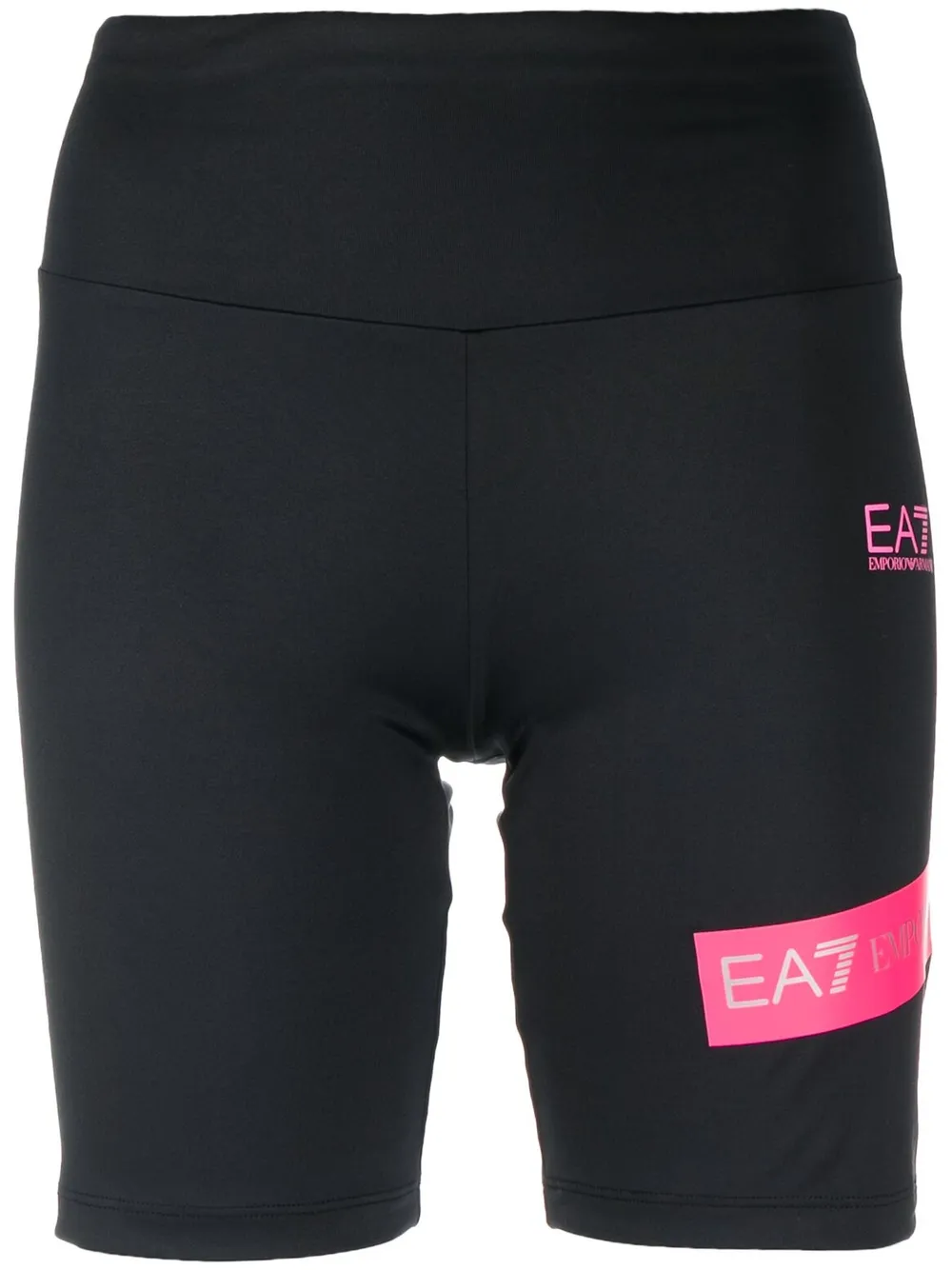 

Ea7 Emporio Armani shorts deportivos con logo estampado - Negro