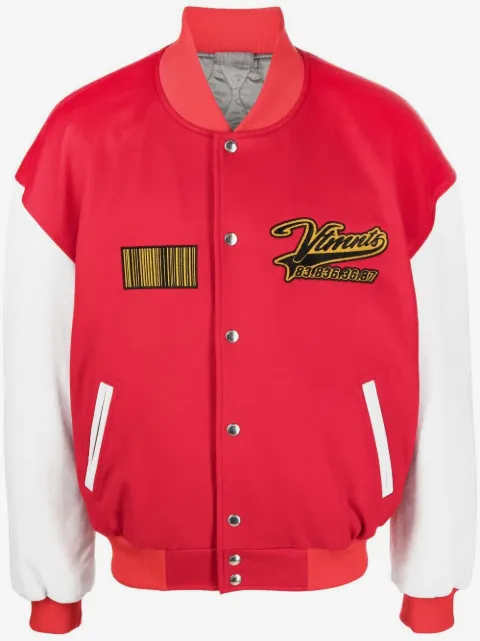 VTMNTS embroidered logo bomber jacket