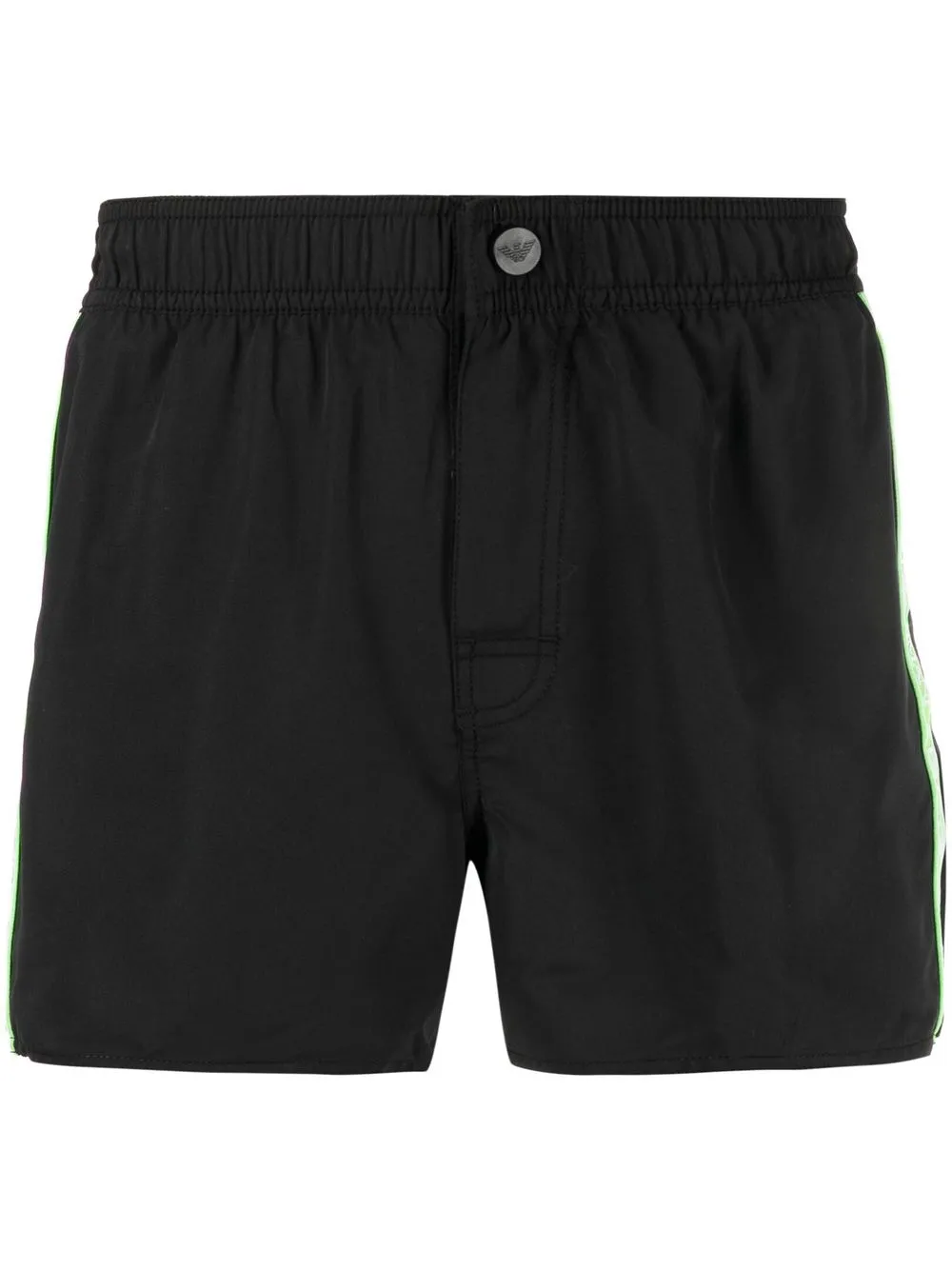 

Ea7 Emporio Armani shorts de playa con logo estampado - Negro