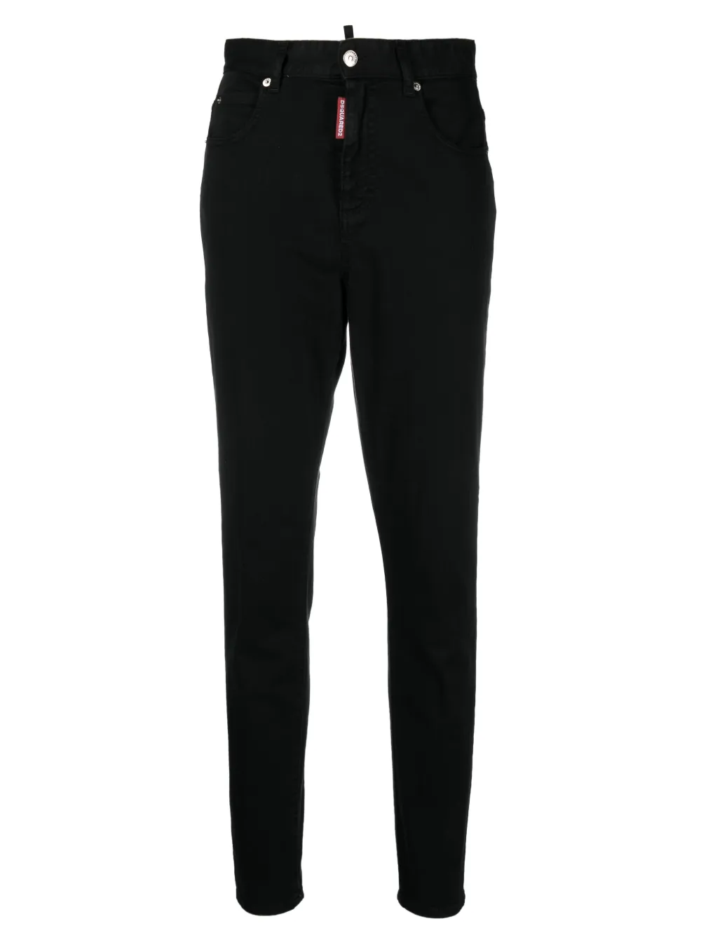 

Dsquared2 skinny jeans con tiro alto - Negro