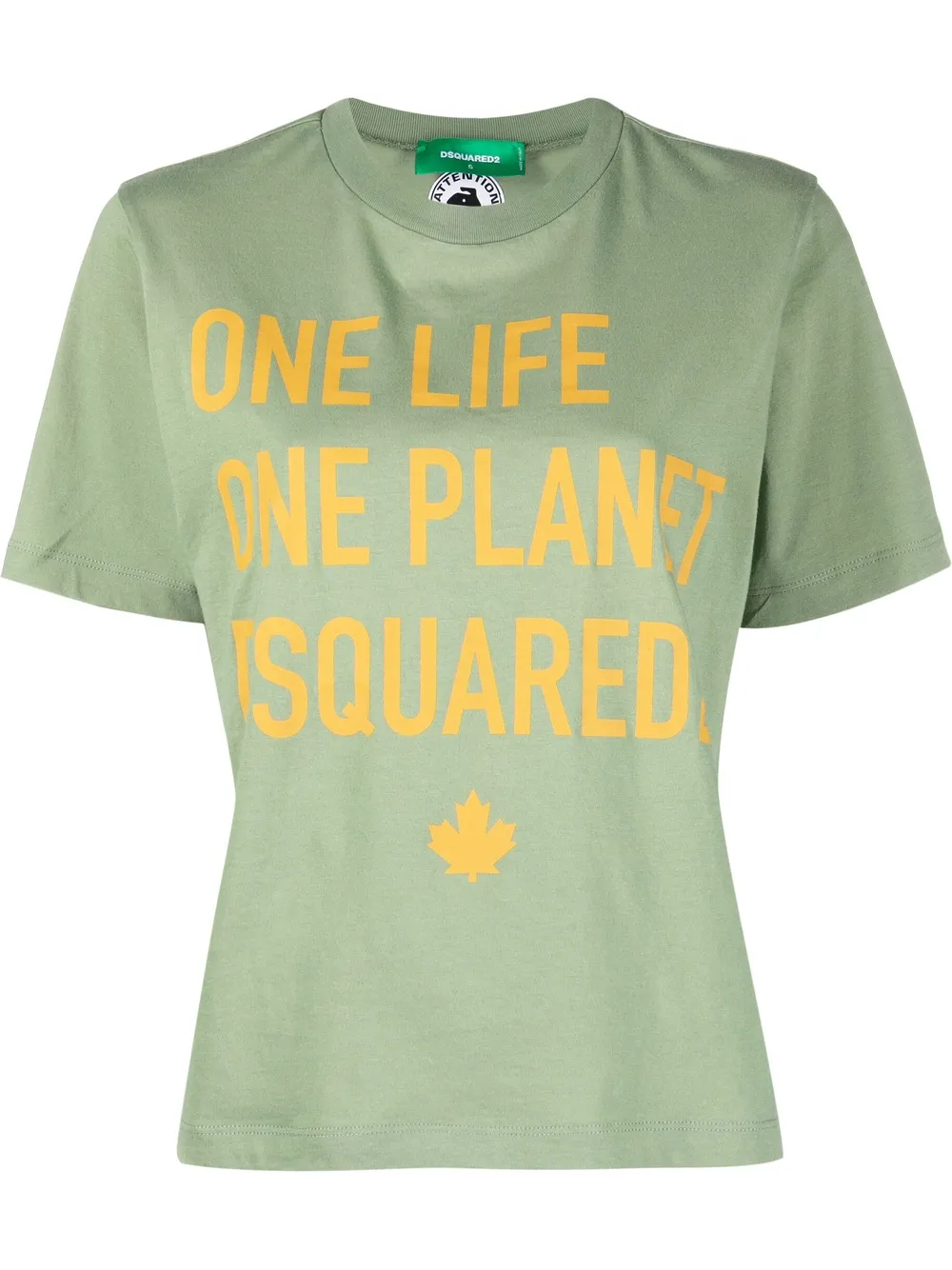 

Dsquared2 slogan-print T-shirt - Green