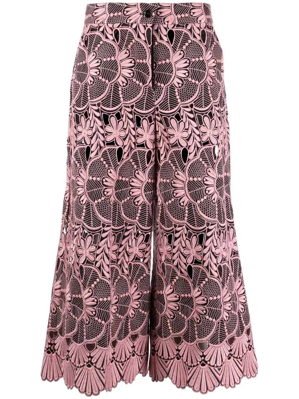 

La DoubleJ patterned culotte trousers - Pink