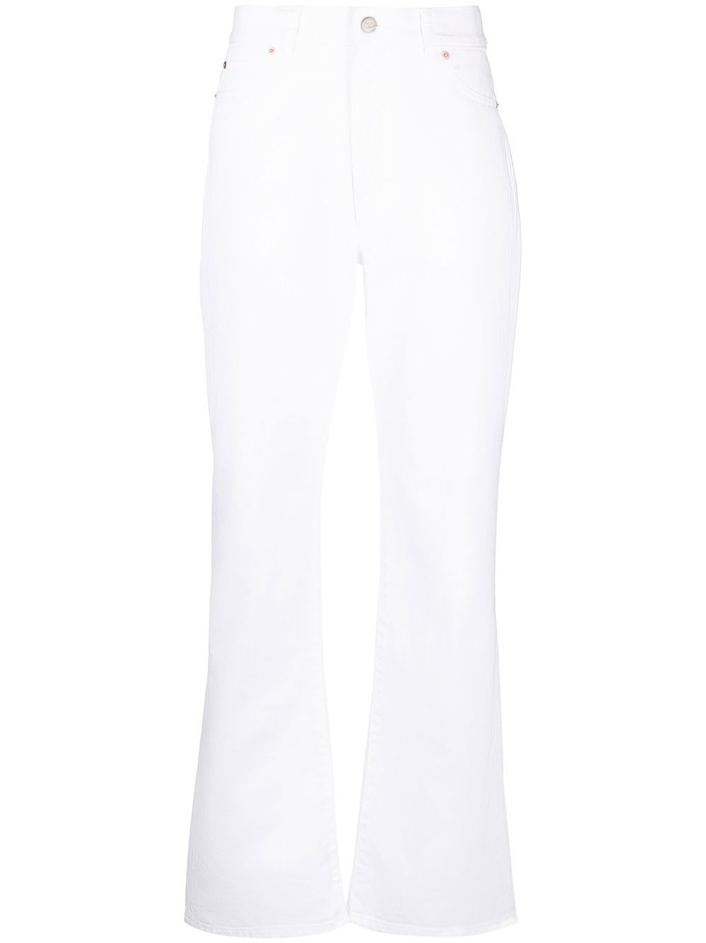 logo-print straight-leg jeans