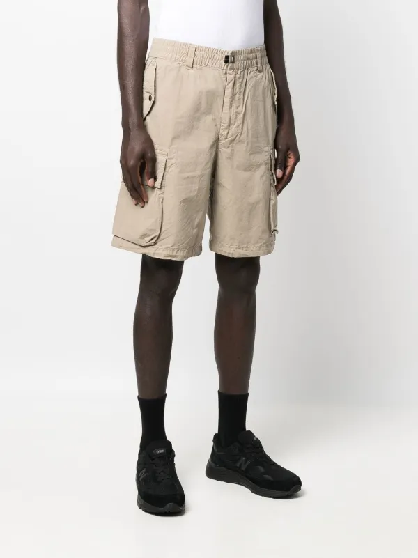 elasticated cargo shorts