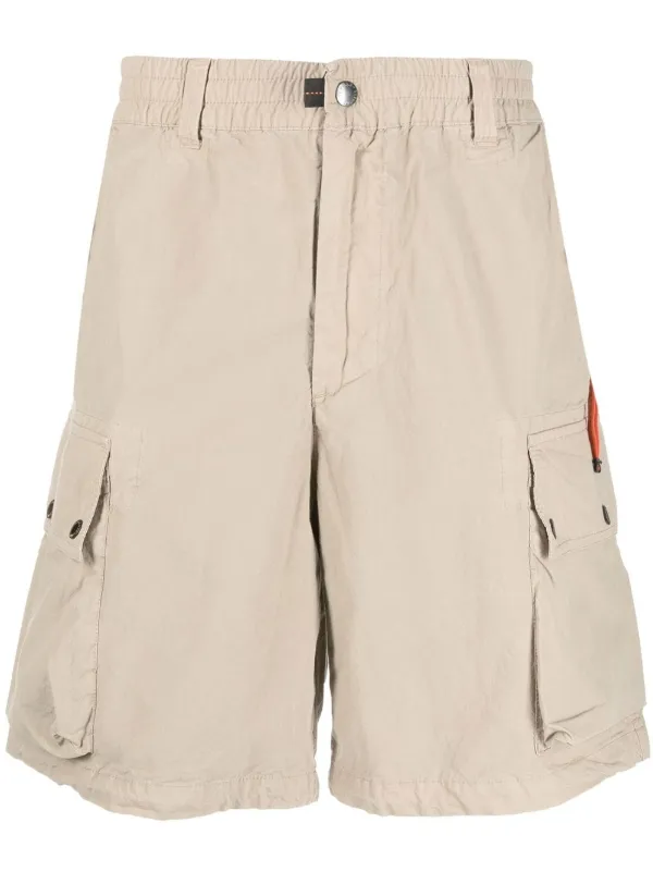 elasticated cargo shorts