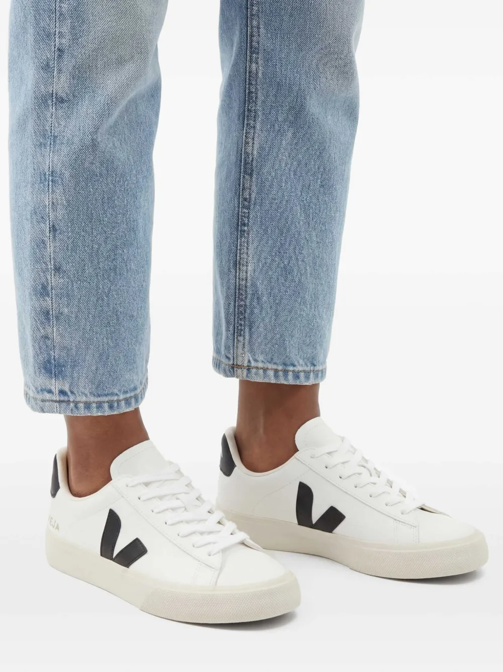 VEJA Campo Leather Sneakers | White | FARFETCH