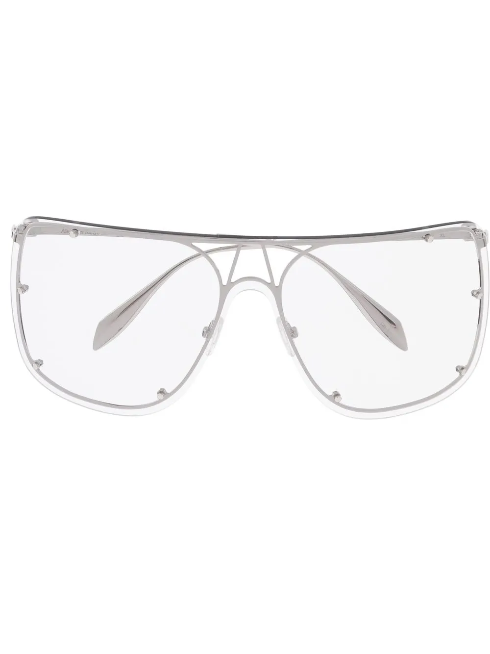 

Alexander McQueen Eyewear oversized-frame sunglasses - Silver