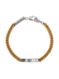 Capsule Eleven Power Tag two-tone bracelet - Gold