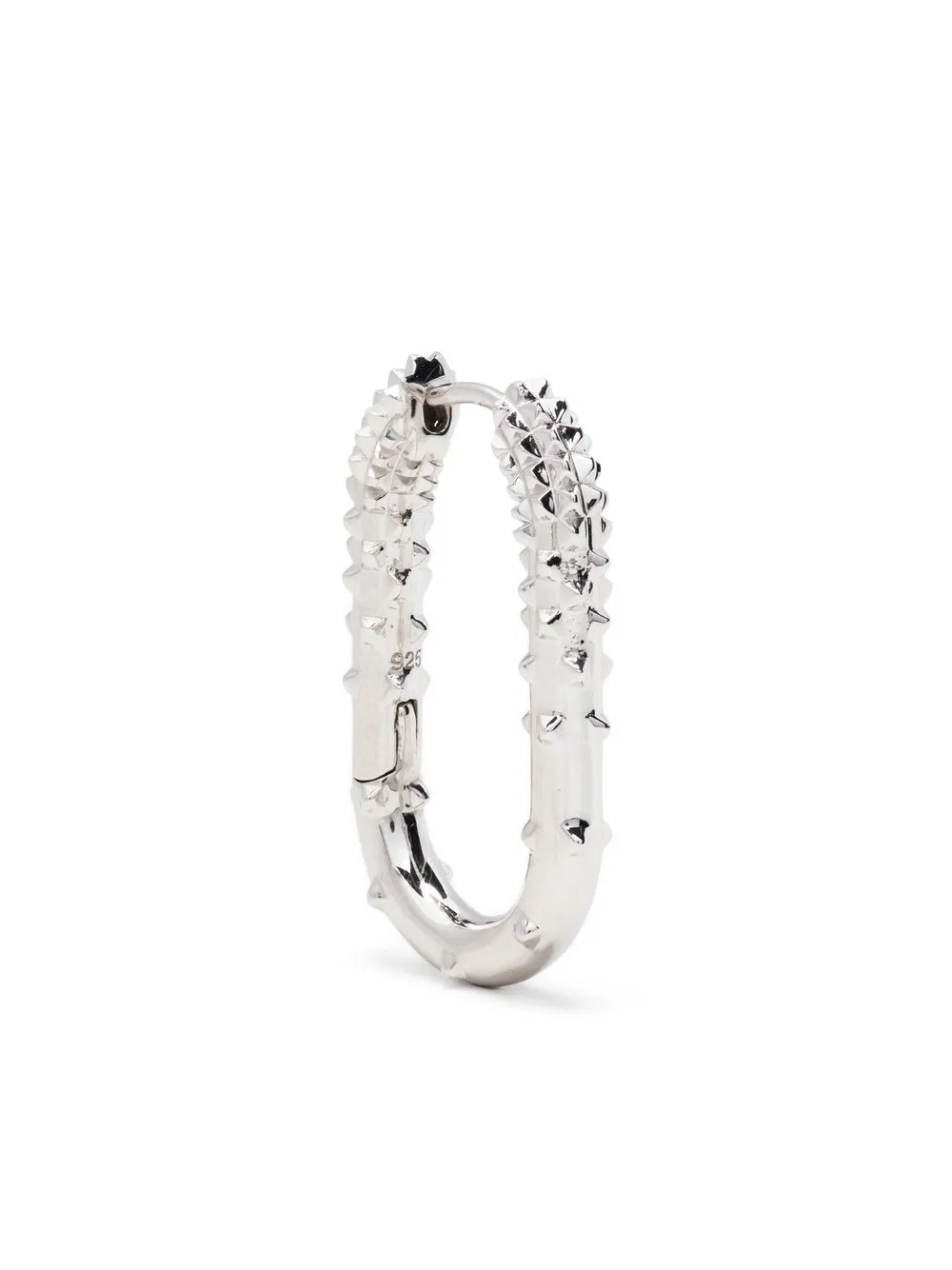 

Kasun London rectangle hoop earrings - Silver