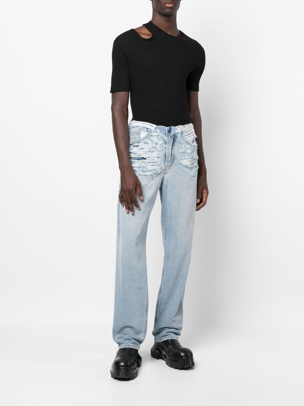 Diesel Straight jeans - Blauw