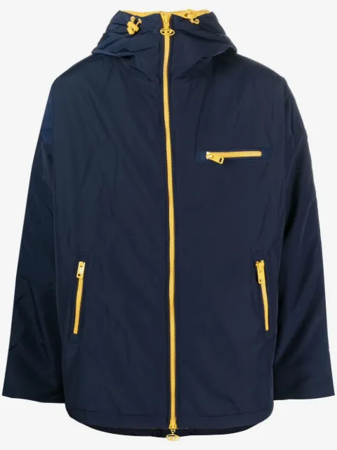 Diesel hooded logo-print jacket