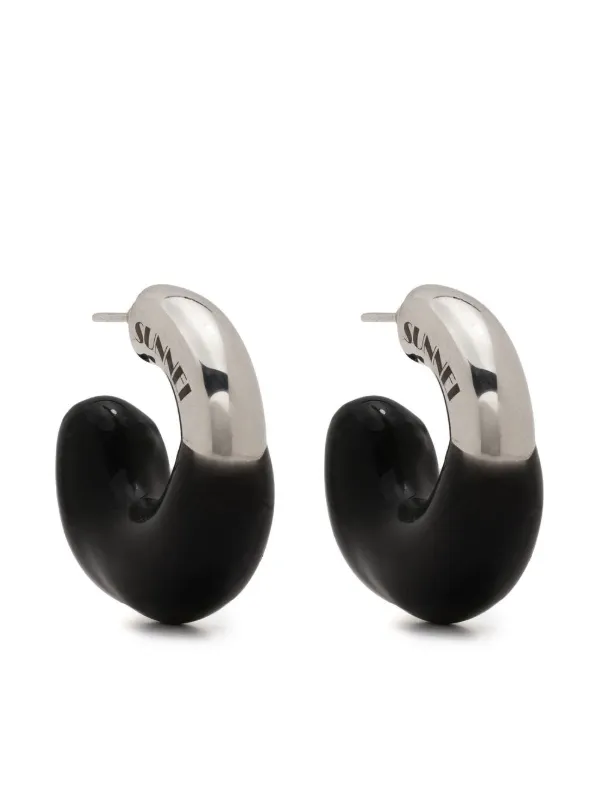 Rubberized Small Earrings