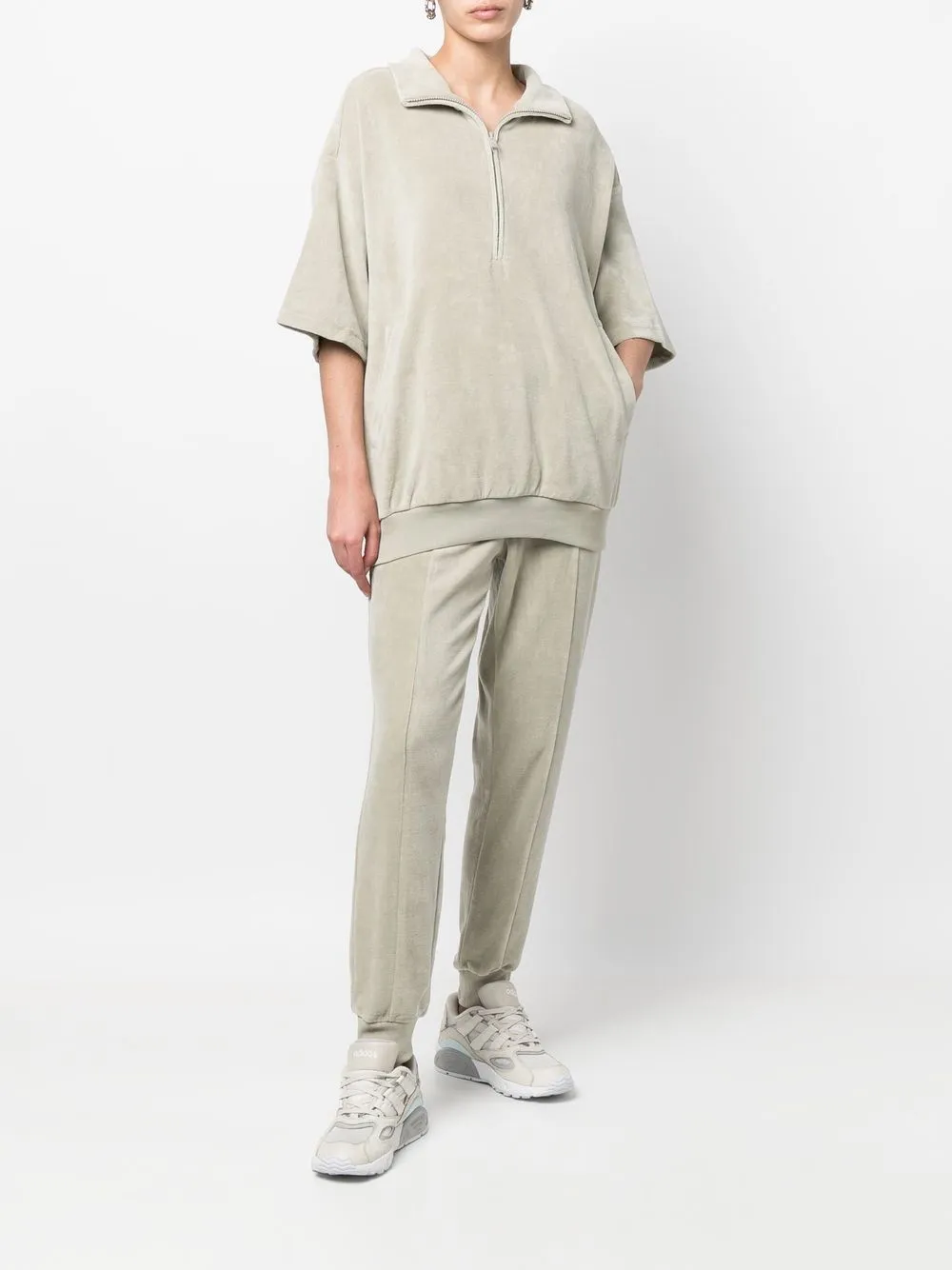  Fear Of God Essentials Sweatshirt Mit Kurzen ärmeln   Grün 