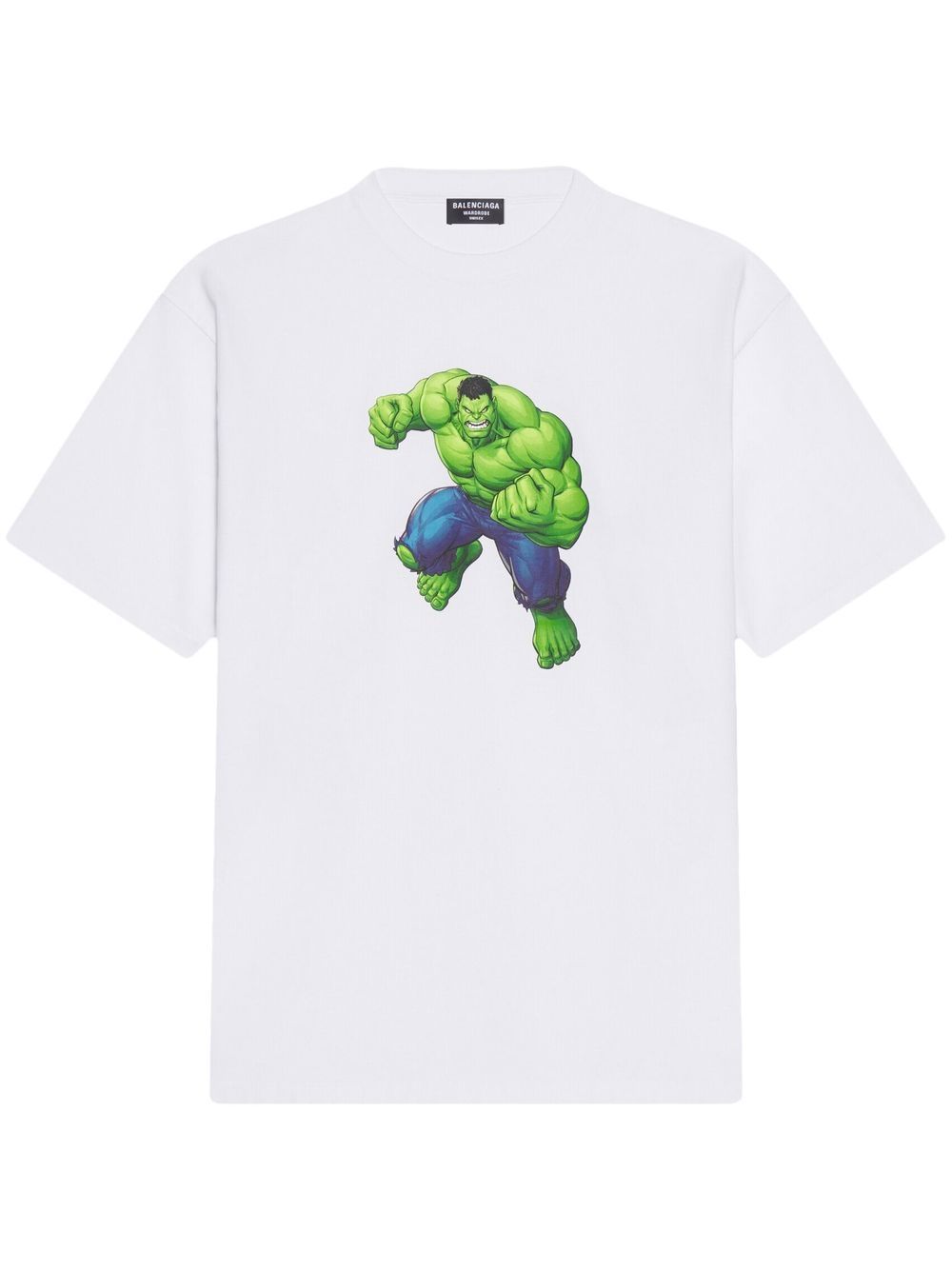 Balenciaga Hulk-print T-shirt In Weiss