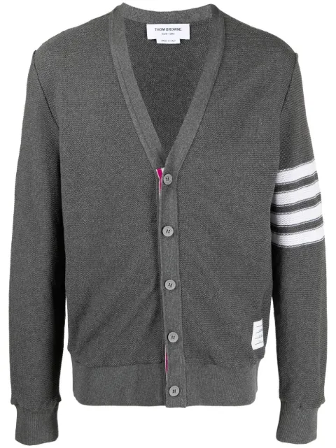 Thom Browne striped V-neck cardigan 