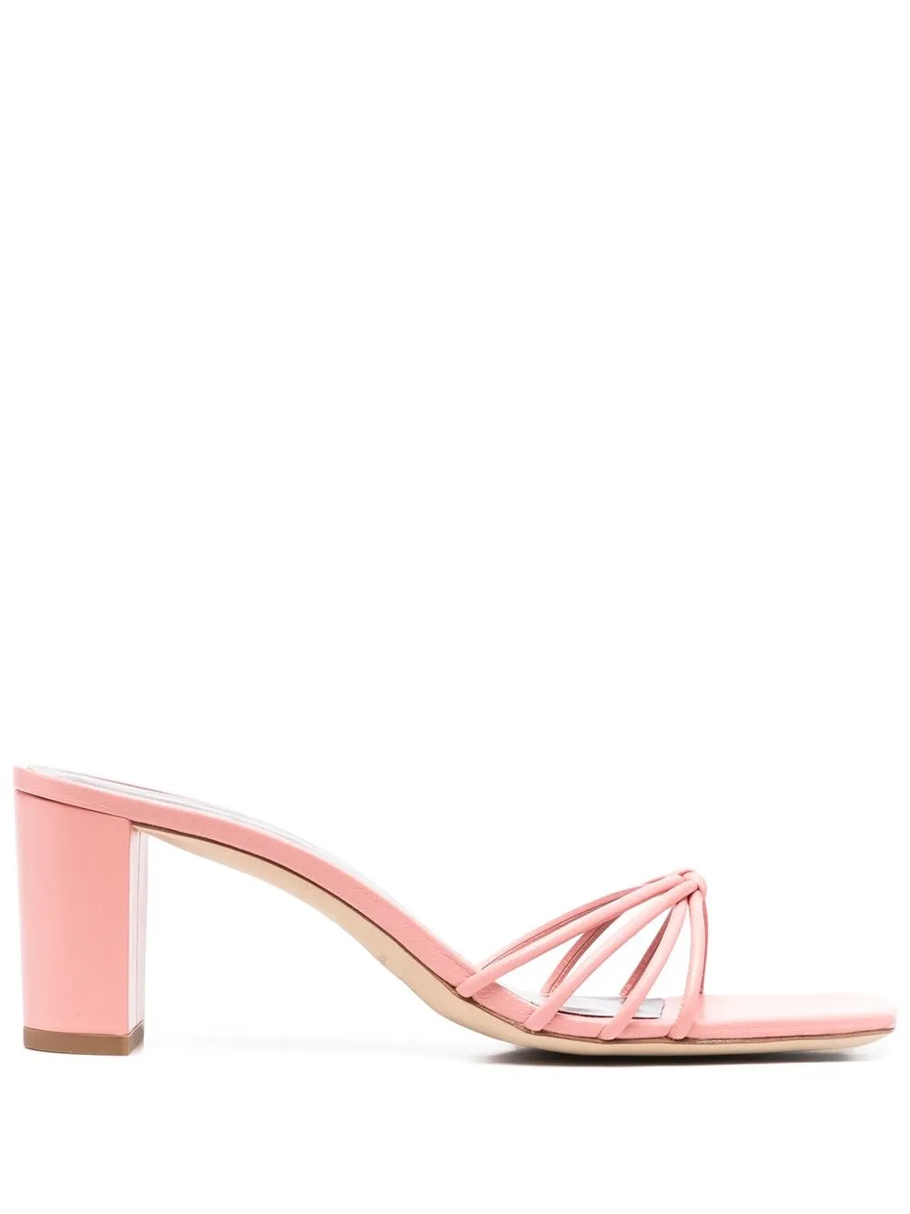 

STAUD strappy square-toe sandals - Pink