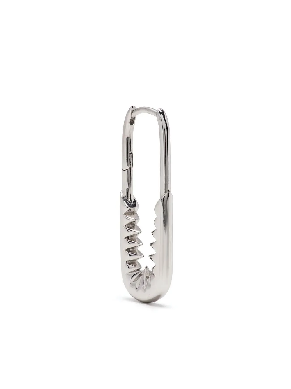 

Kasun London safety-pin hoop earring - Silver