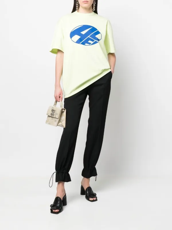☆関税込☆ADERERROR★Tetraight T-shirt Product.52★Tシャツ★ ADERERROR Tetraight T-shirt Product. 52 皮革小標tee 補白色實