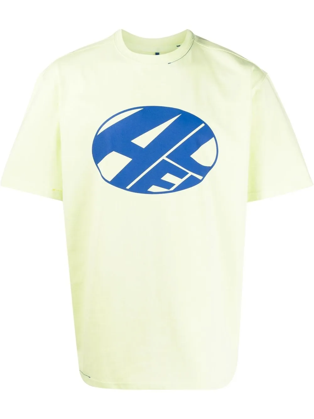 

Ader Error playera con cuello redondo y logo - Amarillo