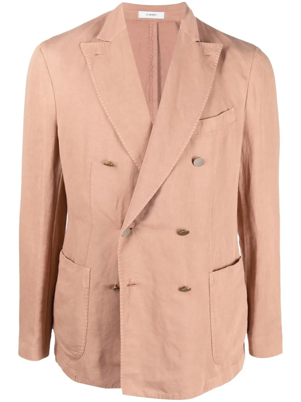 Boglioli blazer con doble botonadura - Marrón