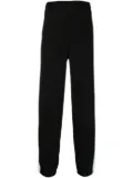Dunhill contarsting side-stripe detail trousers - Black