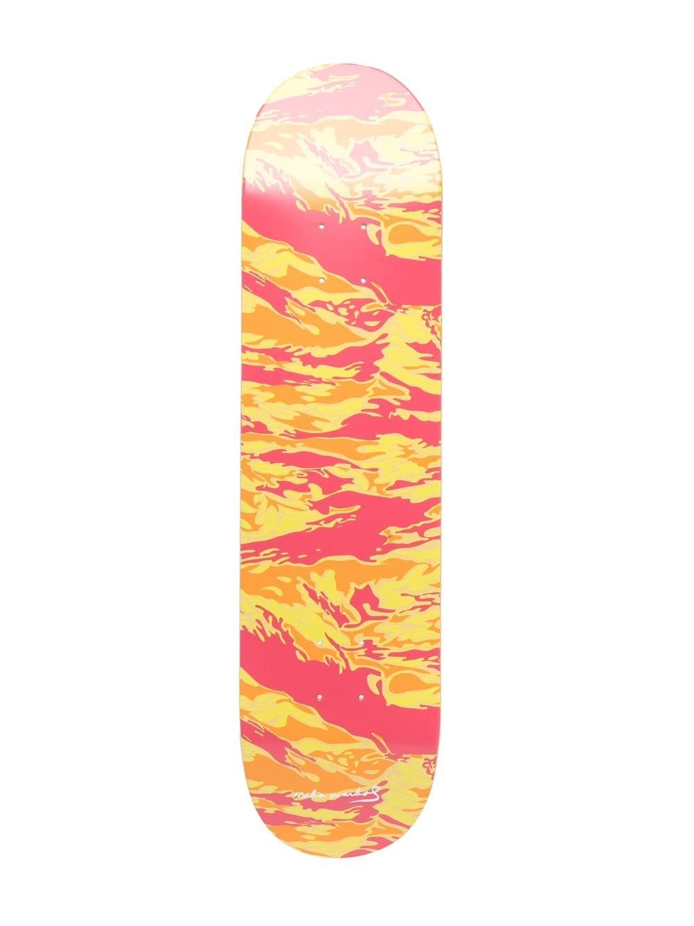 Maharishi Skateboard met logoprint - Bruin