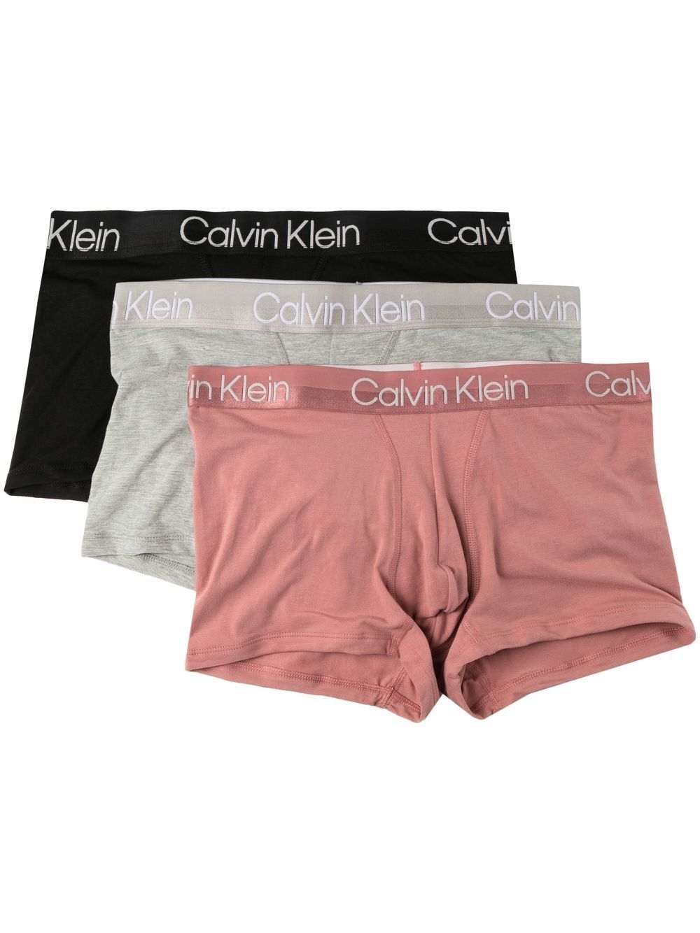 Calvin Klein Underwear Set-of-3 Boxer Shorts In Black