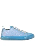 Giuseppe Zanotti Blabber glitter low-top sneakers - Blue