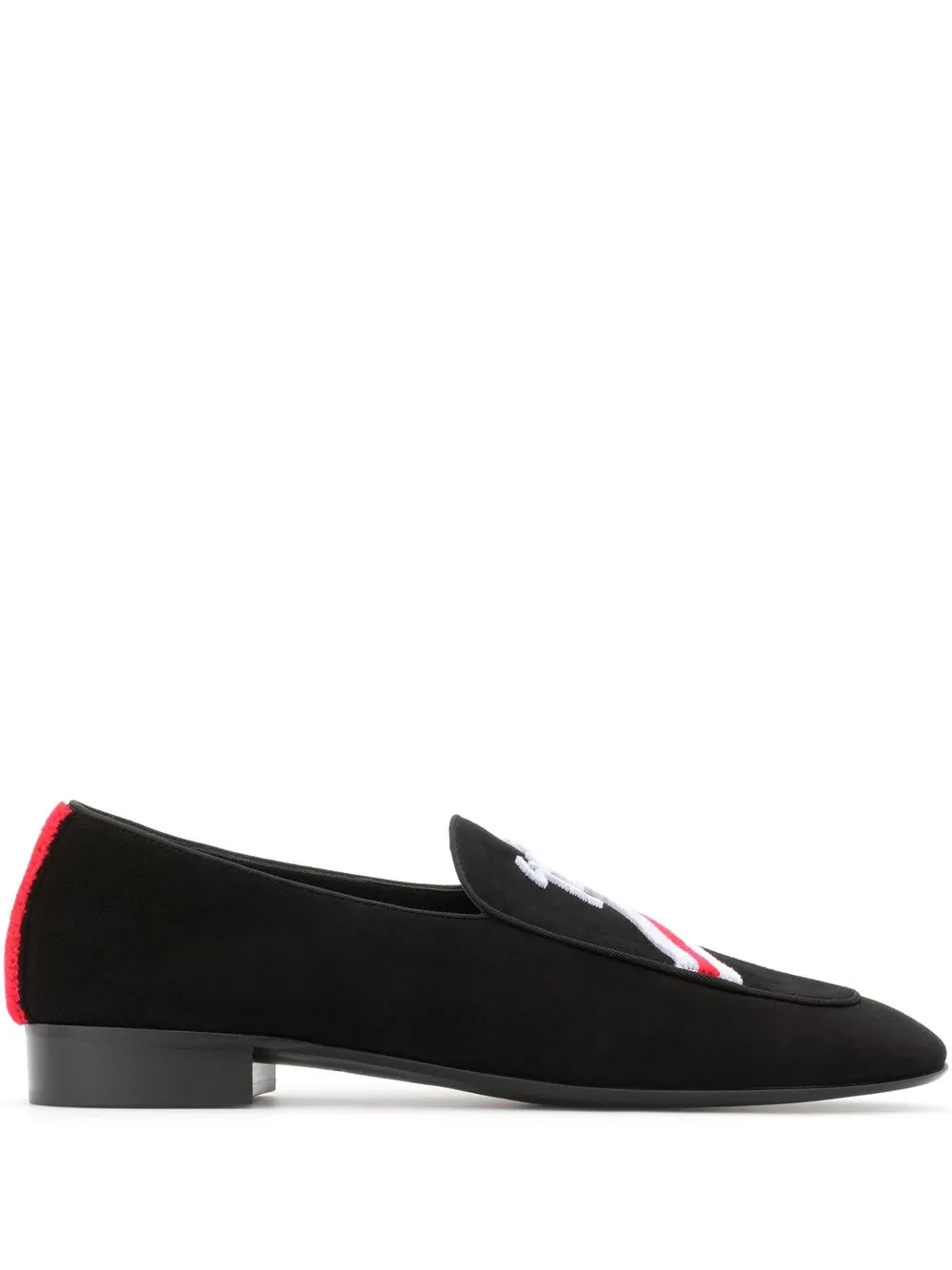 

Giuseppe Zanotti Chalmer suede loafers - Black