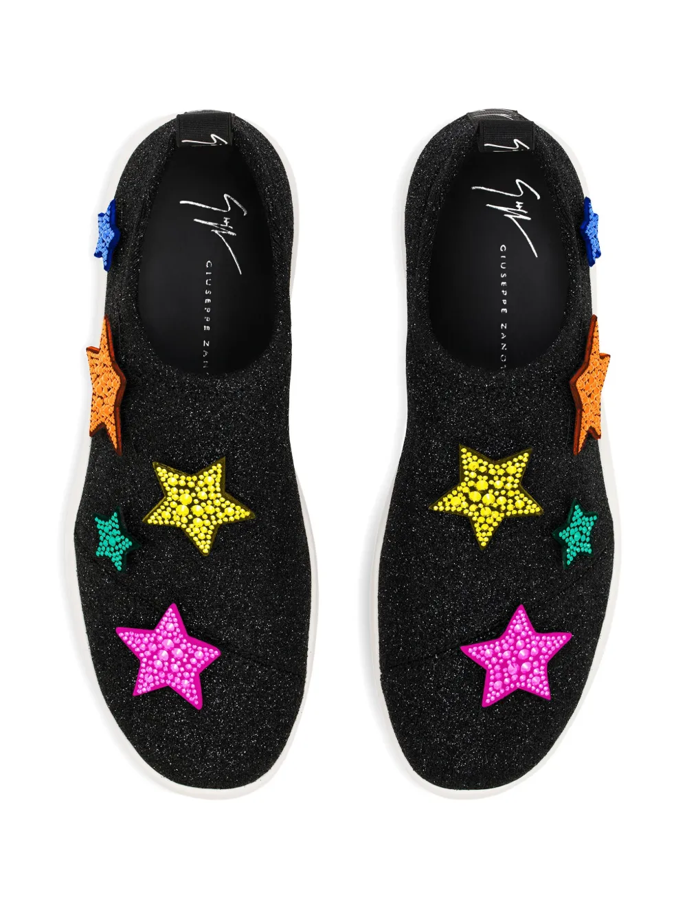 Giuseppe Zanotti rhinestone-embellished star patches | Image 2