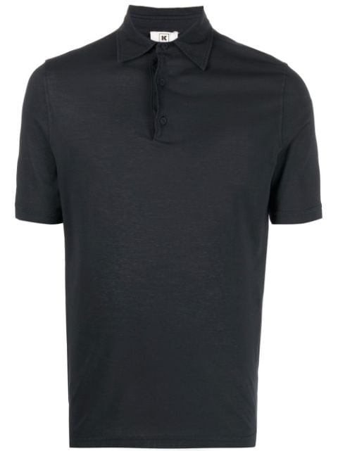 Kired short-sleeve fitted polo shirt