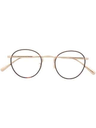 Oliver Peoples ラウンド 眼鏡フレーム - Farfetch