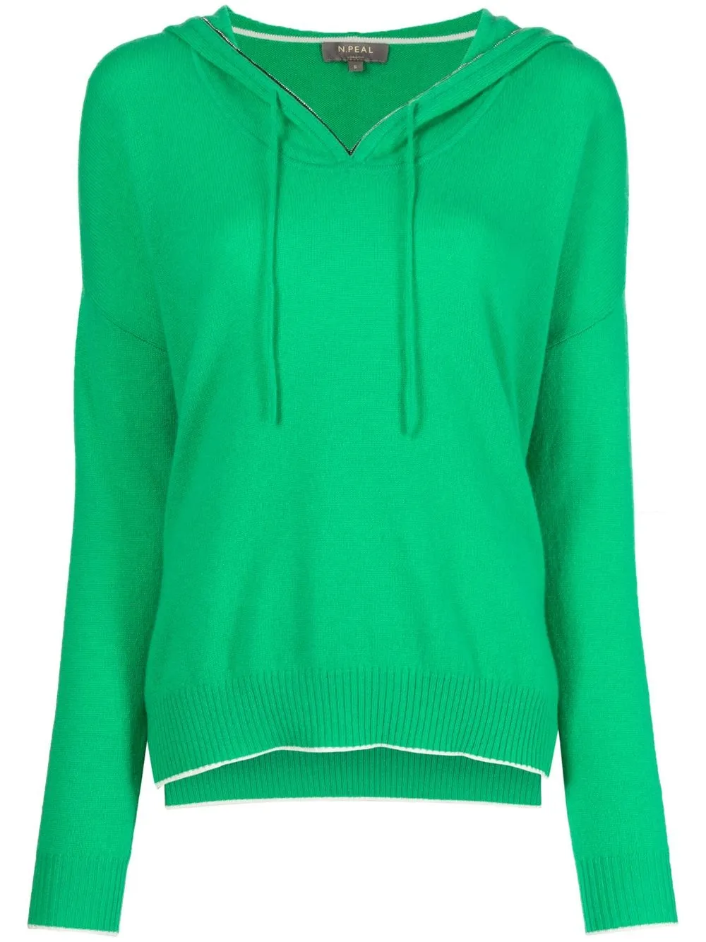 

N.Peal cashmere hooded jumper - Green