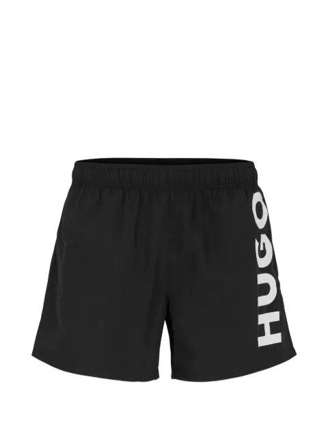 HUGO Short de praia com cós elástico