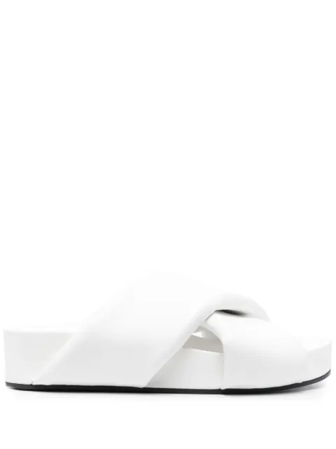 Jil Sander crossover-strap slip-on sandals