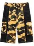 A BATHING APE® 1st Camo cargo shorts - Yellow