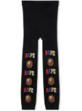 A BATHING APE® Ape Head leggings - Black