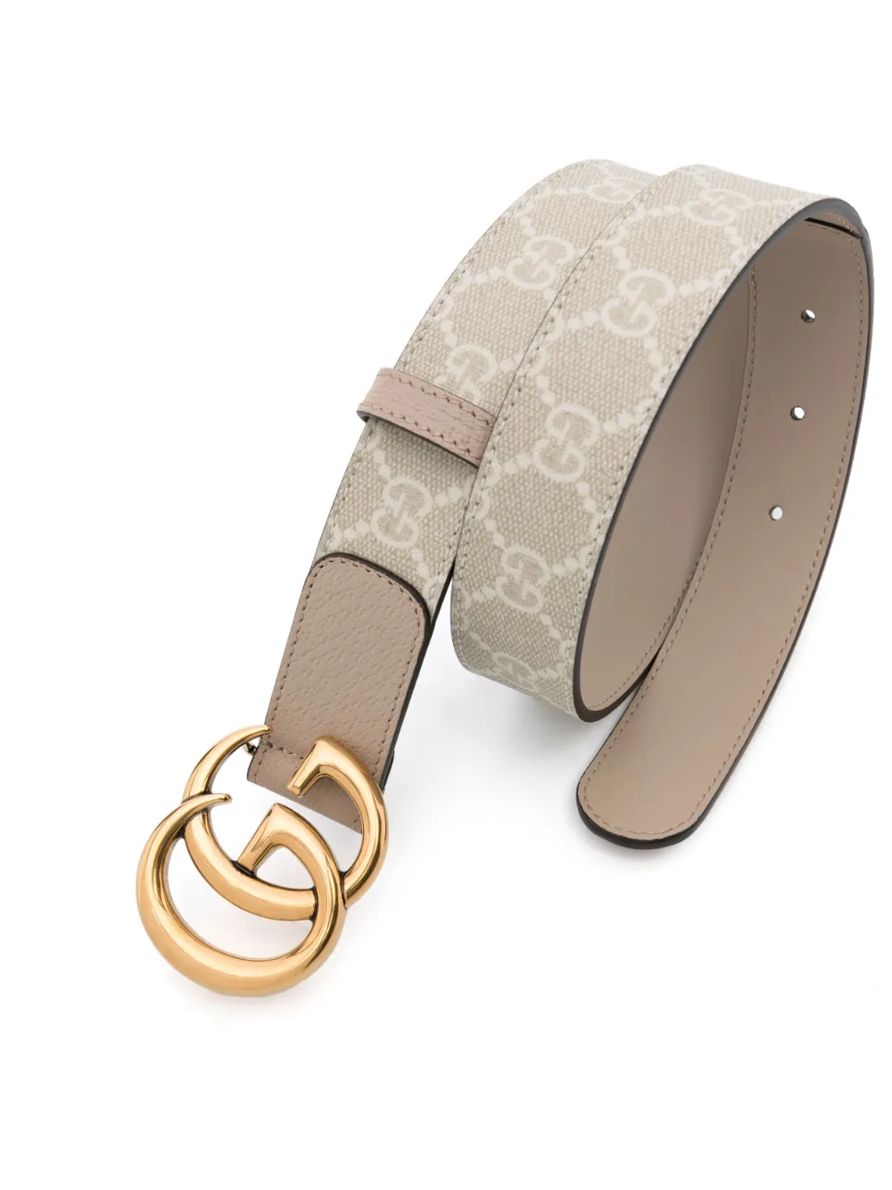 Gucci Smalle GG Marmont riem - Beige