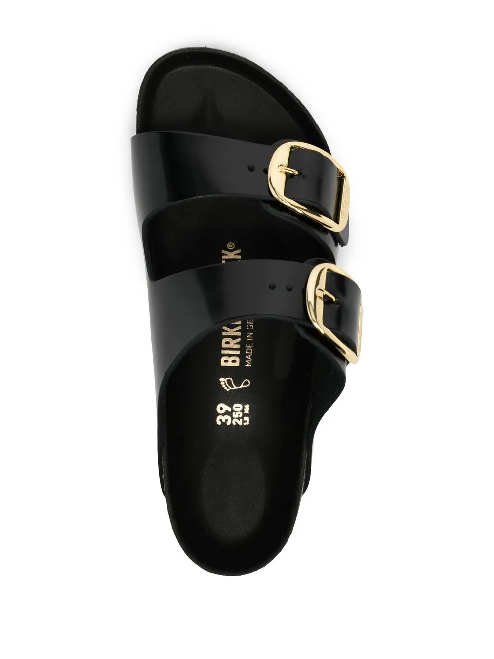 Birkenstock buckle-fastening open-toe sandals Black