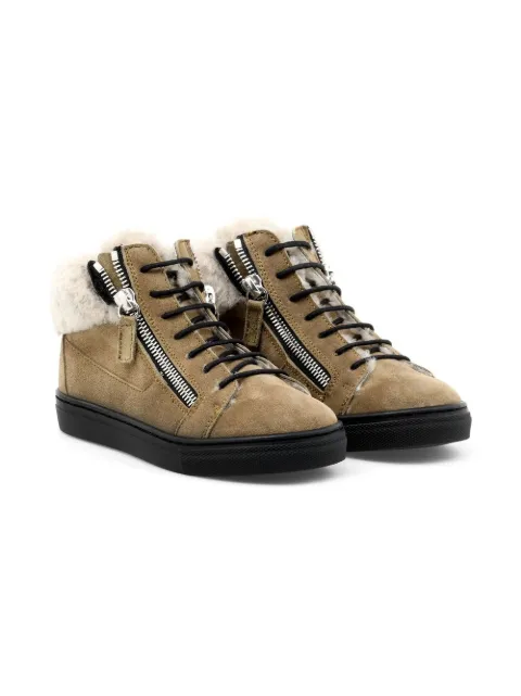 Giuseppe Zanotti سنيكر 'كريس' برقبة متوسطة