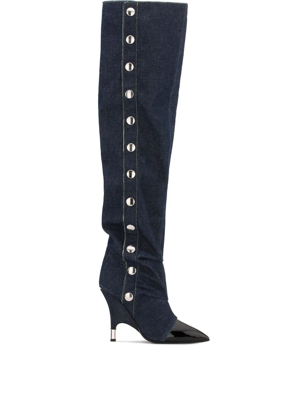 Giuseppe Zanotti botas de mezclilla Harper | negro | Image 1