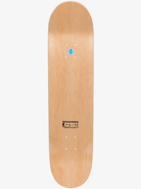 Maharishi logo-print detail skateboard