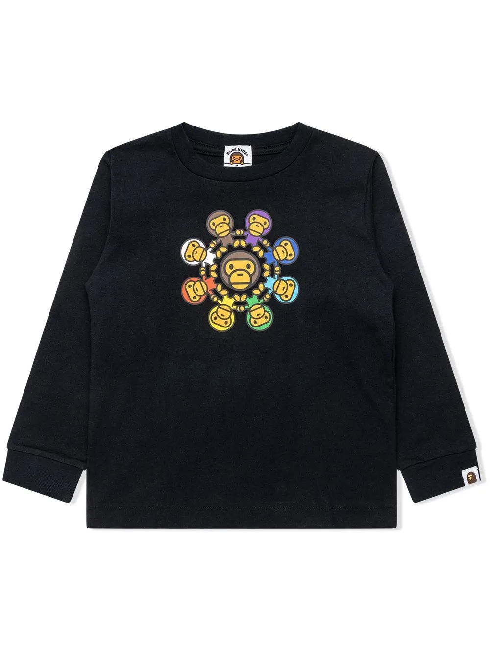 

A BATHING APE® Milo Circus long-sleeve T-shirt - Black