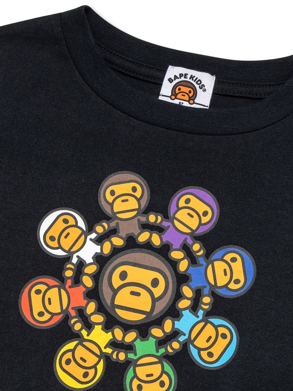 A BATHING APE® Milo Circus long-sleeve T-shirt | Black | FARFETCH UK