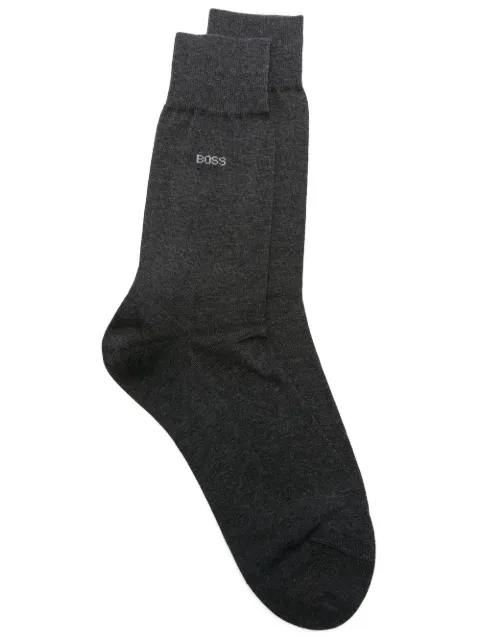 BOSS logo-embroidered ankle socks