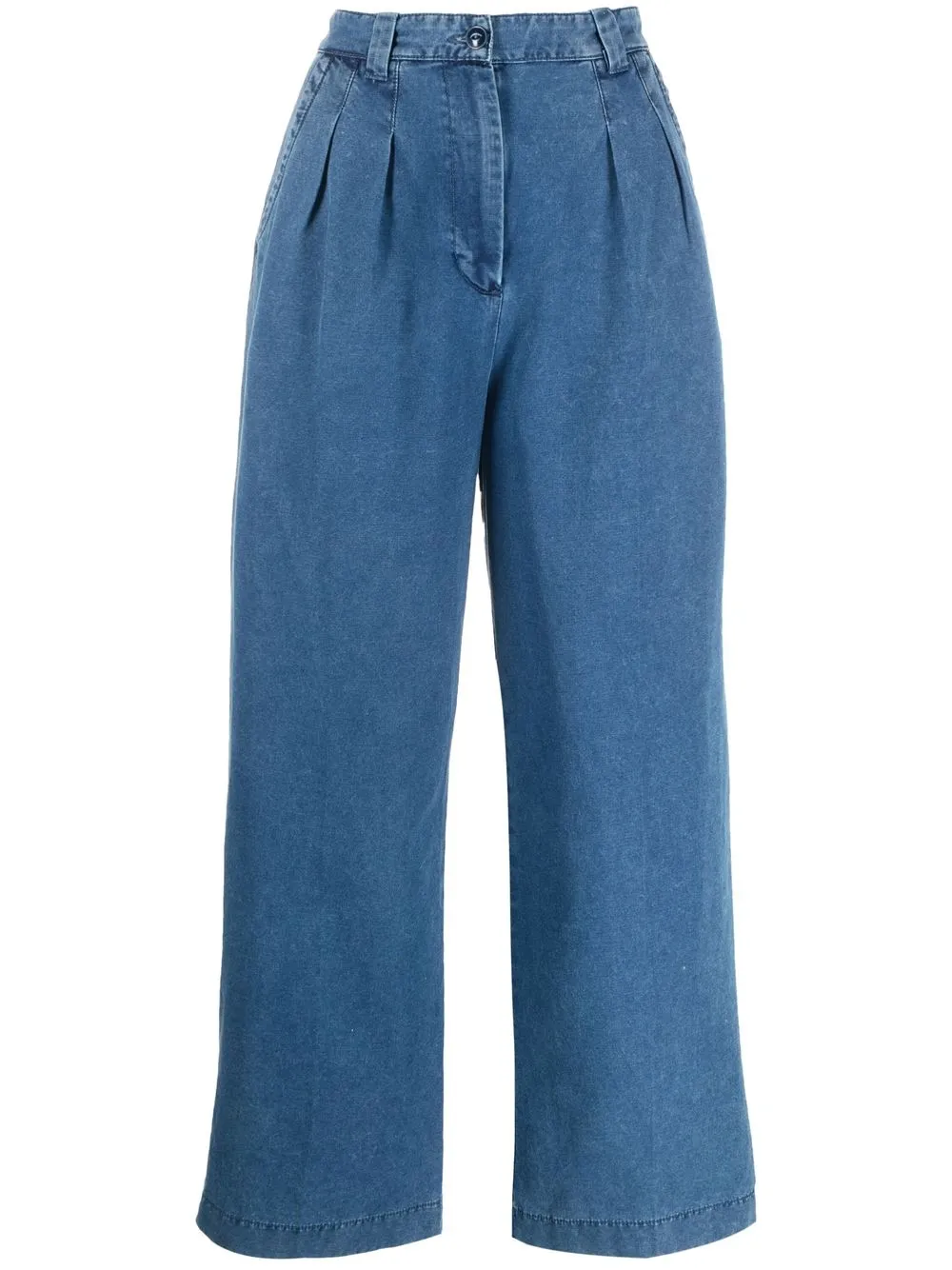 

A.P.C. pantalones anchos - Azul