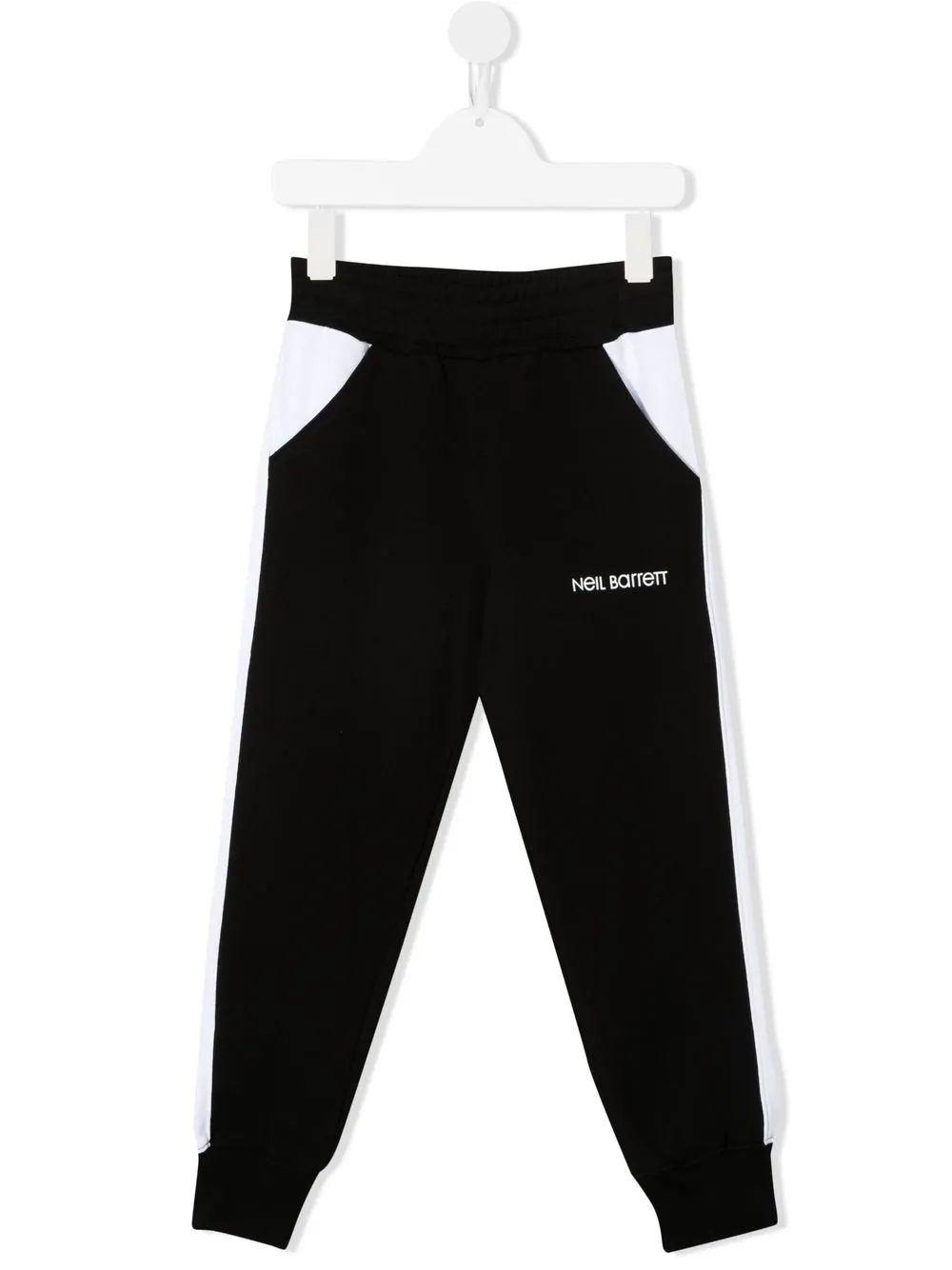 

Neil Barrett Kids pants con logo estampado - Negro