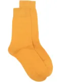 Liska cashmere ankle socks - Yellow