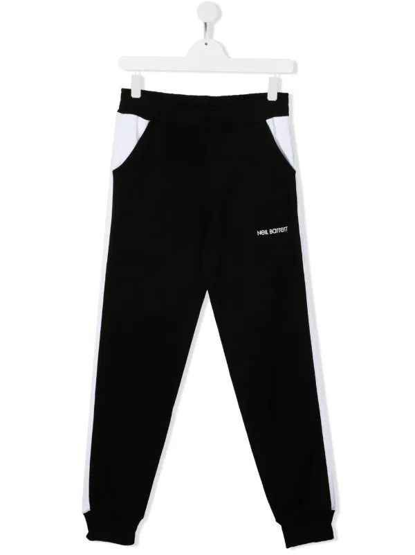 Neil Barrett Kids TEEN logo-print Track 